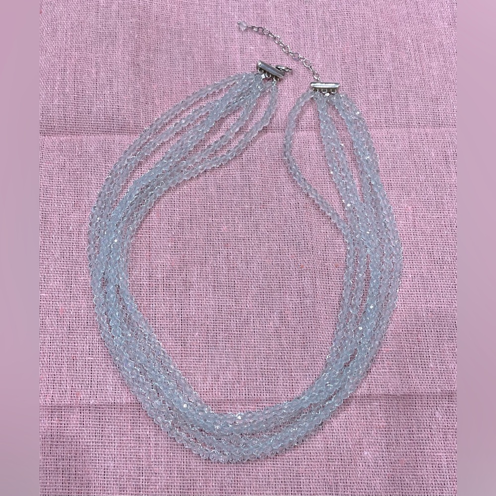 Multi strand vintage beaded necklace